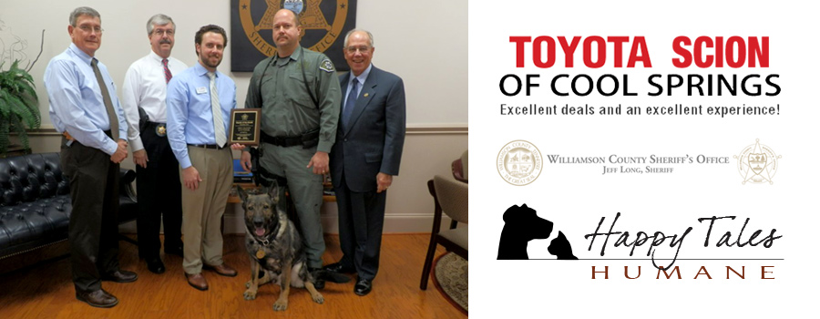 WCSO Deputies Honored with Award From Toyota of Cool Springs In Franklin Tennessee